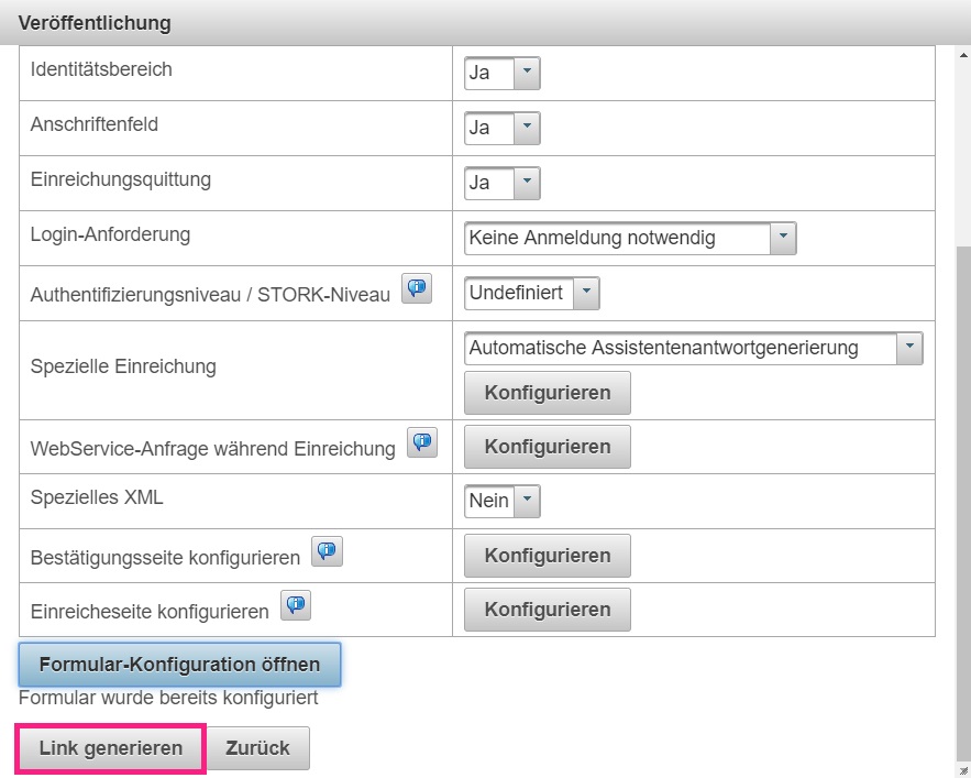 Link Generieren