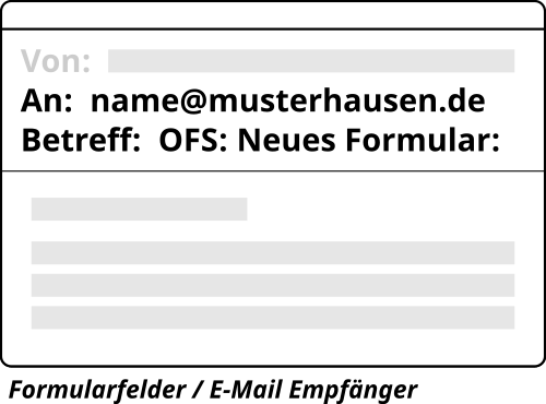 Illustration E-Mail Empfänger