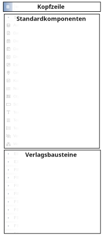 Übersicht Bereiche der Bibliothek
