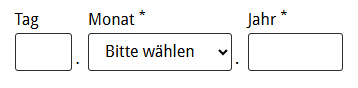 Datumsfeldgruppe